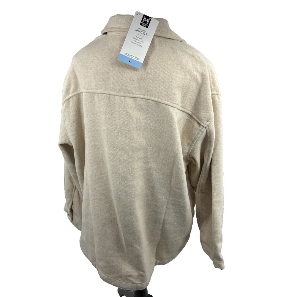 Members Mark Womens Shacket Button Front Shirt Ja… - image 4